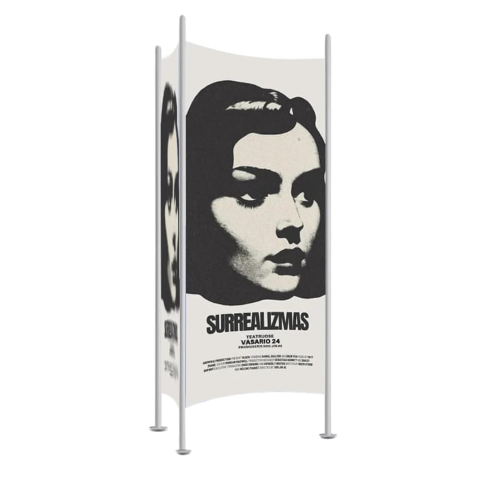 Paper posters for Three-Sided Stands