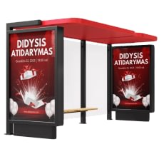 Paper posters for Bus Stops