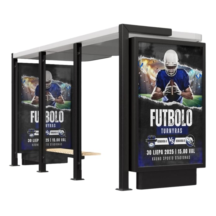 Paper posters for Bus Stops