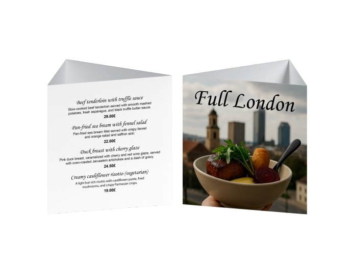 Table Tent Card