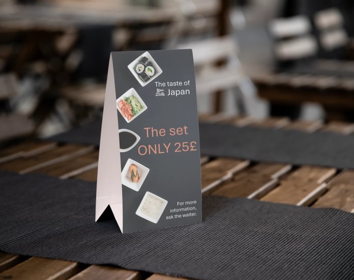 Table Tent Card