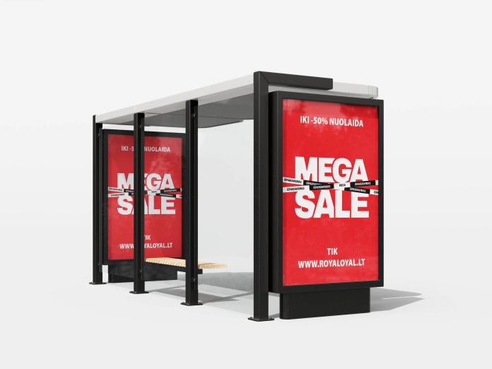 Paper posters for Bus Stops