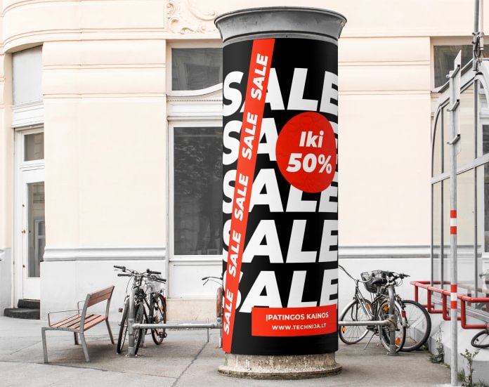 Paper Posters for Columns