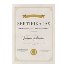 Certificates