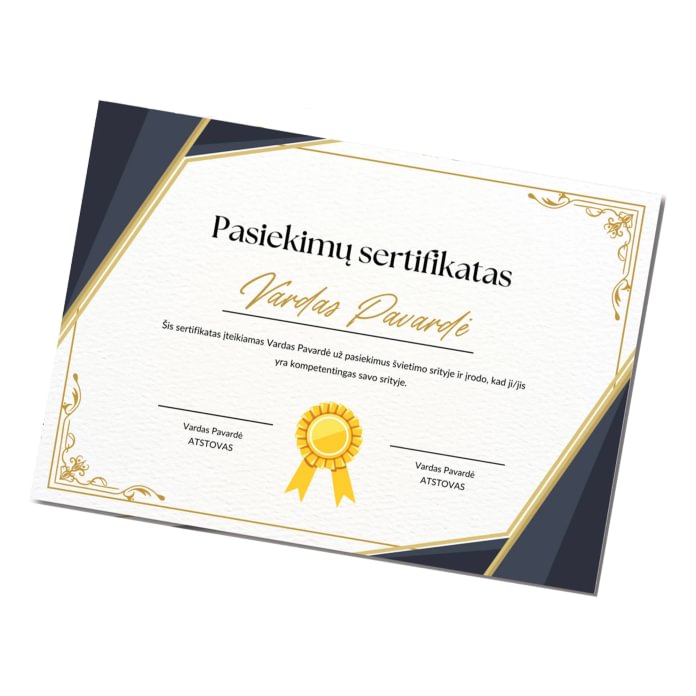 Certificates